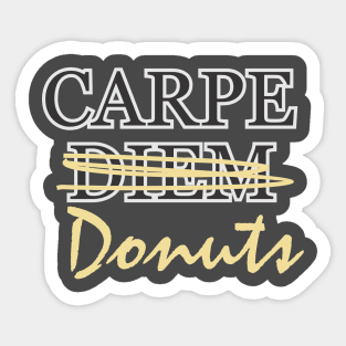 Carpe Donuts Sticker